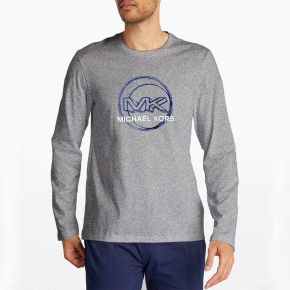 NEW! Michael Kors Double LOGO Grey Pull Over Sweatshirt Top- Size M - Picture 3 of 14